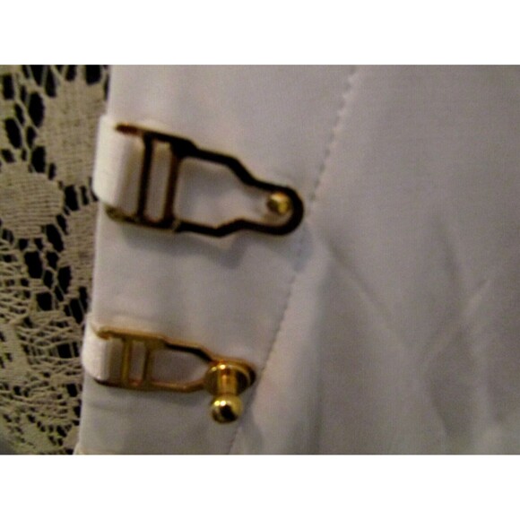 Murmur Reserve Blouse Top White Gold Hardware Designer Retail $249 Sz 42 US L - Picture 7 of 10